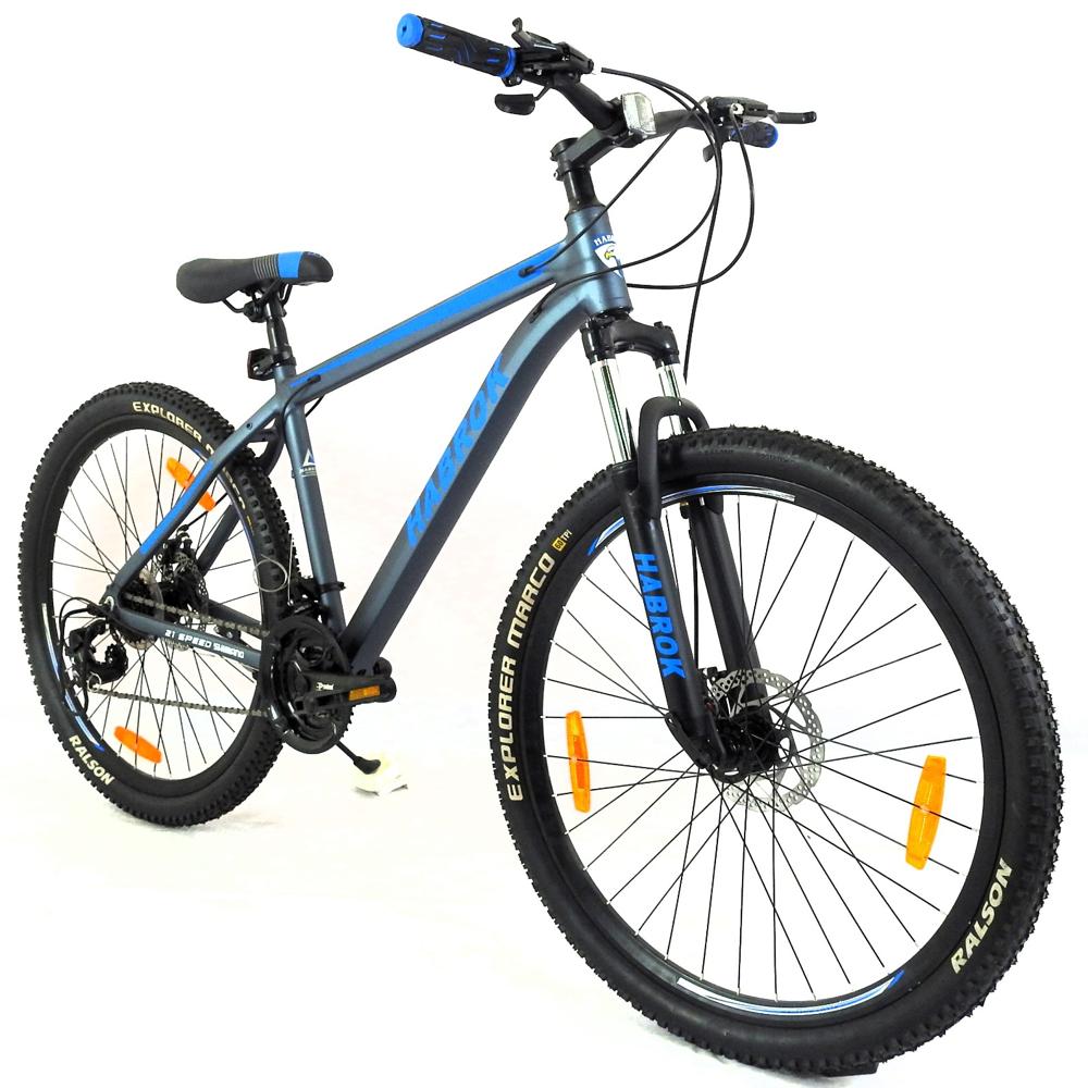 27.5T ALLOY MTB, 21 SPEED MICROSHIFT GEAR, LOCKOUT FORK