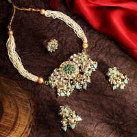 CJ100401 Stefan Traditional Ethnic Gold Plated Jewellery Set