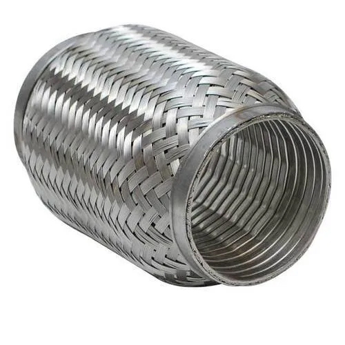 Exhaust Bellow With Interlock Liner - Color: Silver