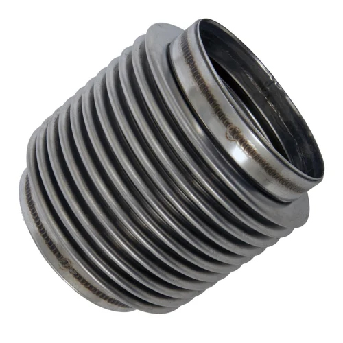 Exhaust Bellows For Generators - Color: Silver