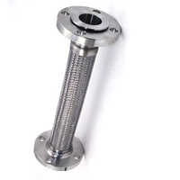 Braided Hose Pipe - 3/4 Inch Size, 20-35 Mm Diameter | Silver Stainless Steel, 6-12 Meter Length, Durable For Industrial Applications