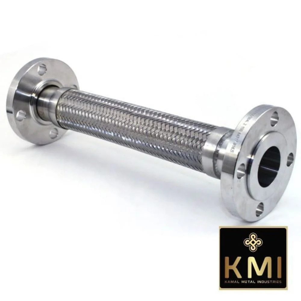 Ss Flexible Hose With Flange - Color: Silver