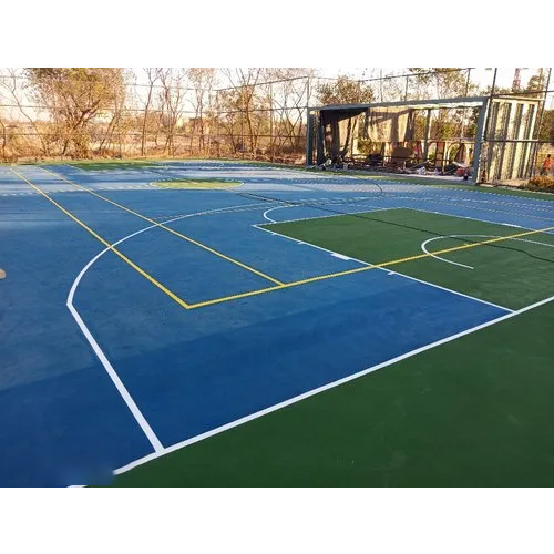 Sports Flooring Service Synthetic Acrylic 8layers Cushion Coating