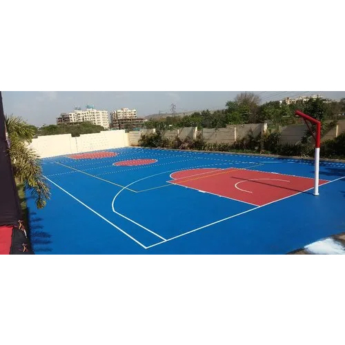 बास्केटबॉल कोर्ट फर्श एक्रिलिक फर्श