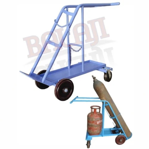 Oxygen And Lpg Cylinder Trolley
