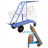 Oxygen And Lpg Cylinder Trolley - Application: Industrial