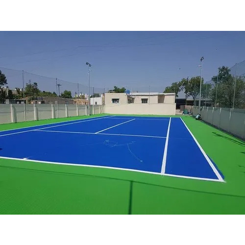 टेनिस कोर्ट का फर्श