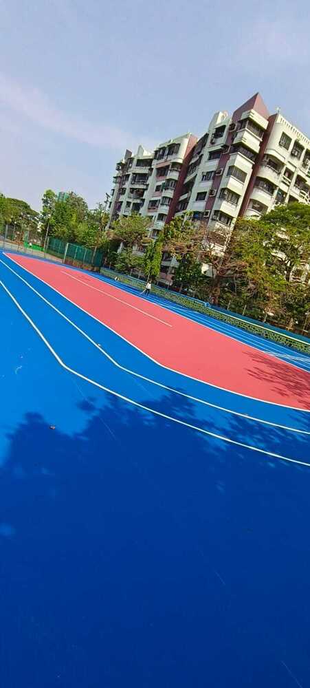 Skating Track Ring Flooring - Color: Red