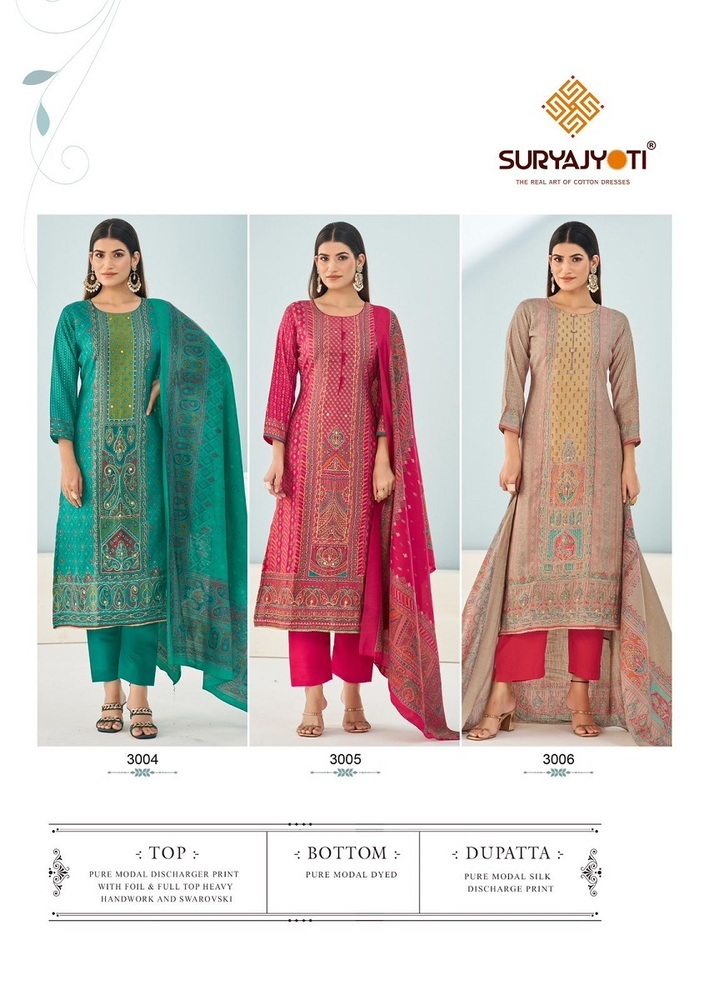 Suryajyoti Payal Advance Vol-3  Dress Material
