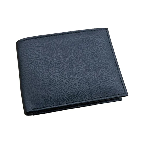 Classy Look Men Bi-Fold Wallet With Id Window Flap - Color: Black