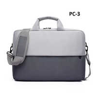 Executive Laptop Bag Promotional Laptop Bag - Color: Grey And White