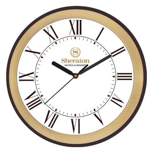 Beautiful Wall Clock - Color: Brown