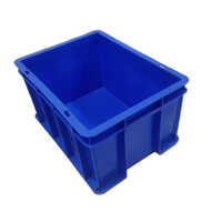 400x300x150mm Hdpe Crate Bin - Color: Blue