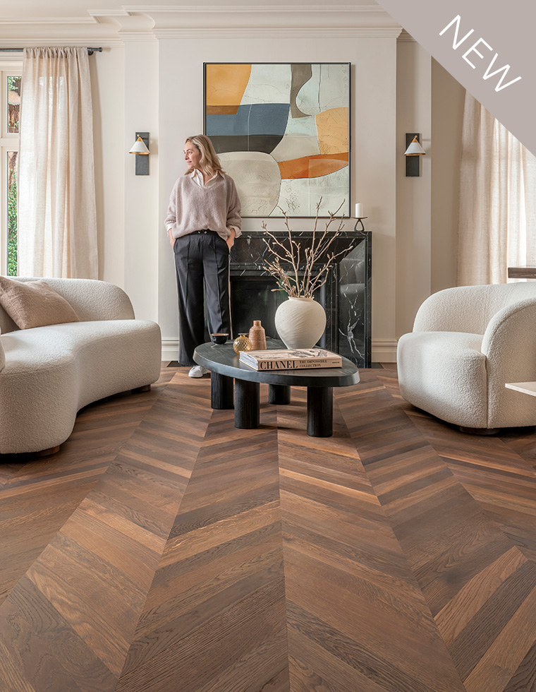 8mm Wooden Flooring - Color: Brown