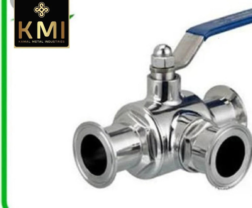 SS TC 3 Way Ball Valve