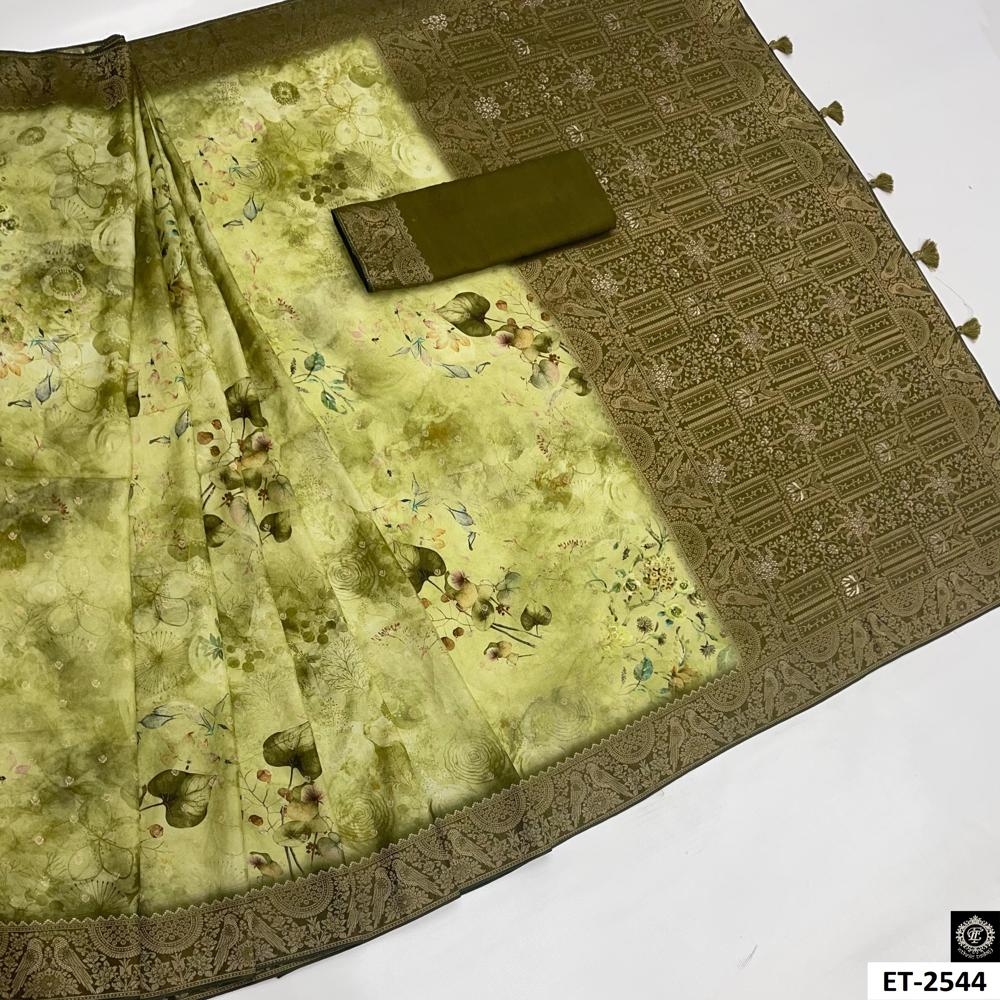 Floral Fantasy Viscose Saree