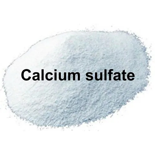 Calcium Sulphate Powder - 99% Purity, Fine White Powder, Water-Soluble | Industrial Grade, Easy Handling, Optimal Storage in Dry Place