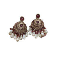 Indian Pakistani Earrings - Color: Multicolor