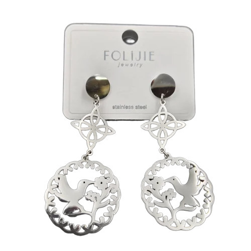 Folijie Jewelry Earrings - Color: Silver