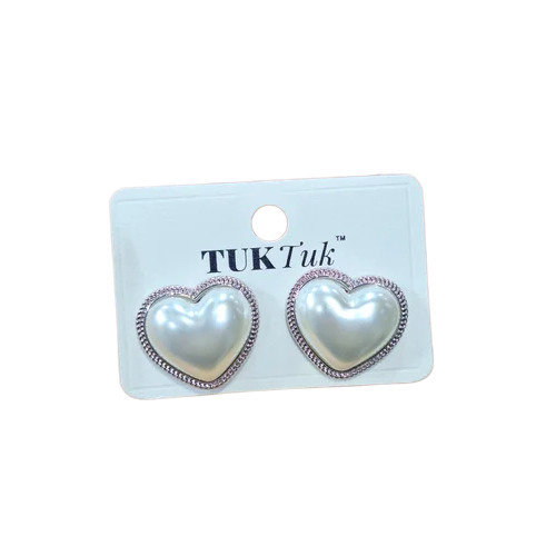 Crystal Drop Style Silver Earrings - Color: Different Available