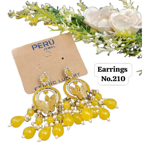 पेरू chalcedony इयररिंग्स