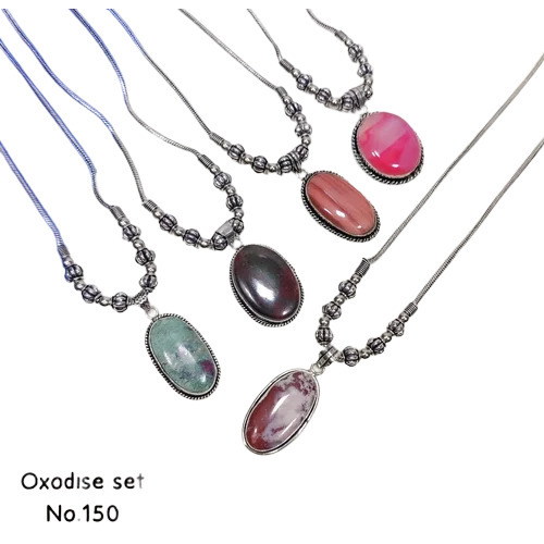Oxidized Necklace Set