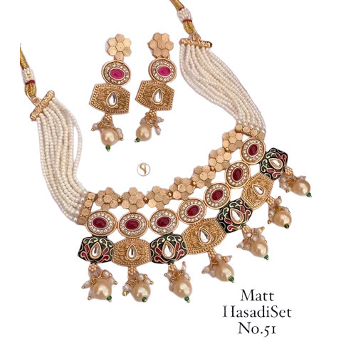 Copper Matt Hasadi Set - Color: Golden