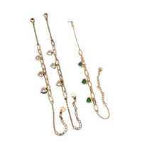 Fashion Stainless Steel Bracelets - Color: Golden