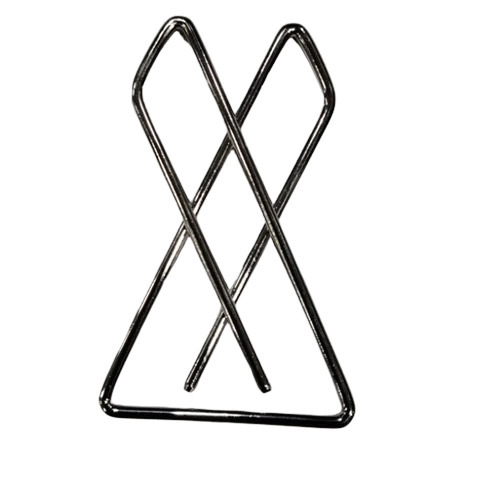 Stainless Steel X Shaped Saree Pin