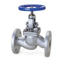 Bolted Bonnet Globe Valve - Color: Silver