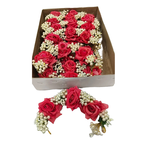 Artificial Floral Hair Brooch