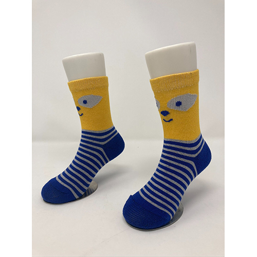 Yellow and Blue Kids Socks