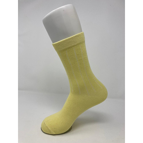 Lemon Yellow Organic Bamboo Cotton Socks