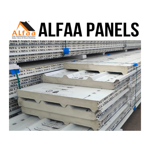 Prefabricated Sandwich Puf Panel - Color: Different Available