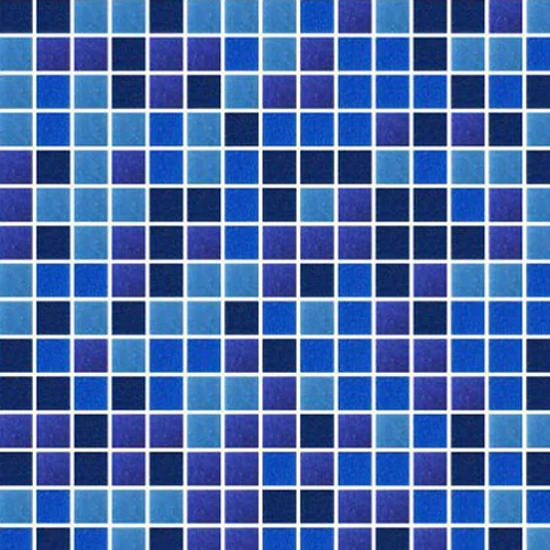 SRM-2505 Royal Blue Random Mix Glass Mosaic Tiles