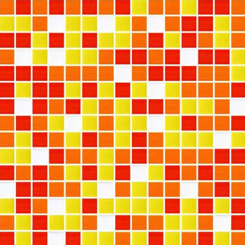 SRM-9954 Red Random Mix Glass Mosaic Tiles