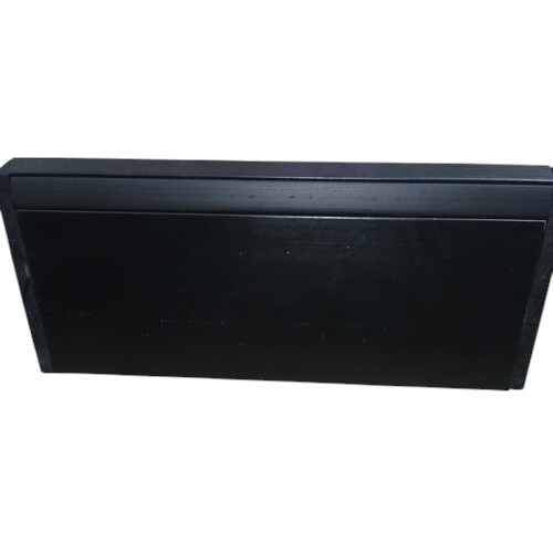 Black Powder Coated 10 Feet Length Skirting - Finish: Matte