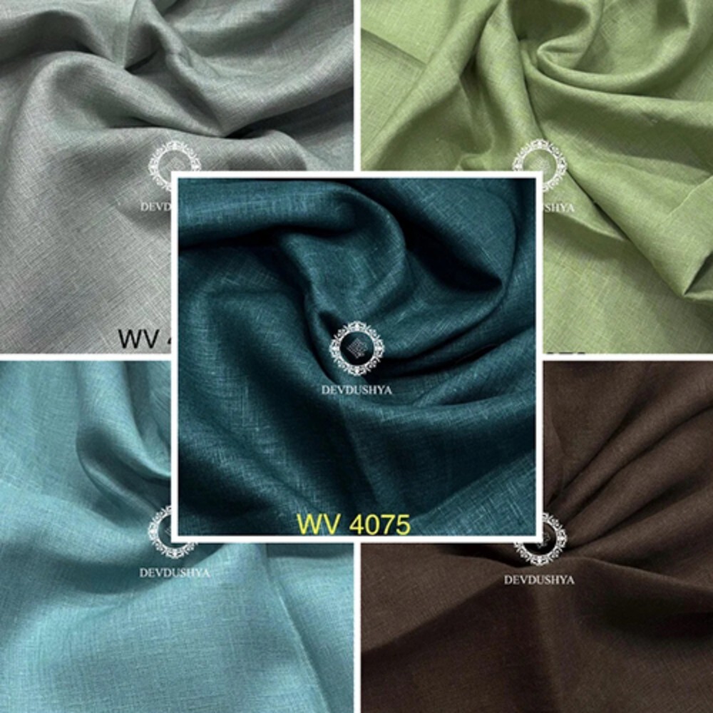 40 Lea Linen Fabric - Color: Multicolor