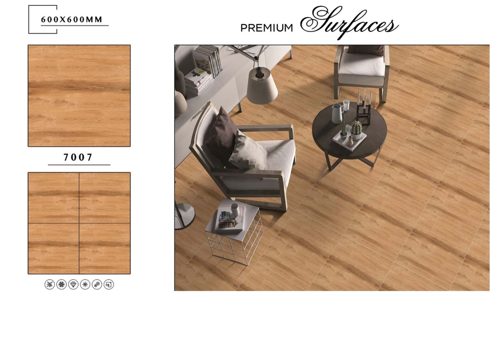 Wood-look tiles