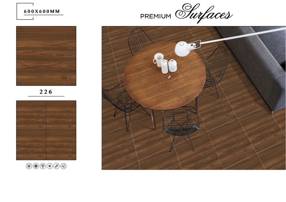 Wood-look tiles