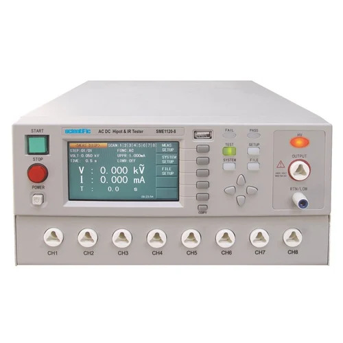 Hipot Tester - Stainless Steel, 220v Ac Input, Digital Display, 0-2800 Dc Volt Testing, 1-minute Operation Speed, Multicolored Design | Industrial Electrical Safety Compliance Tool