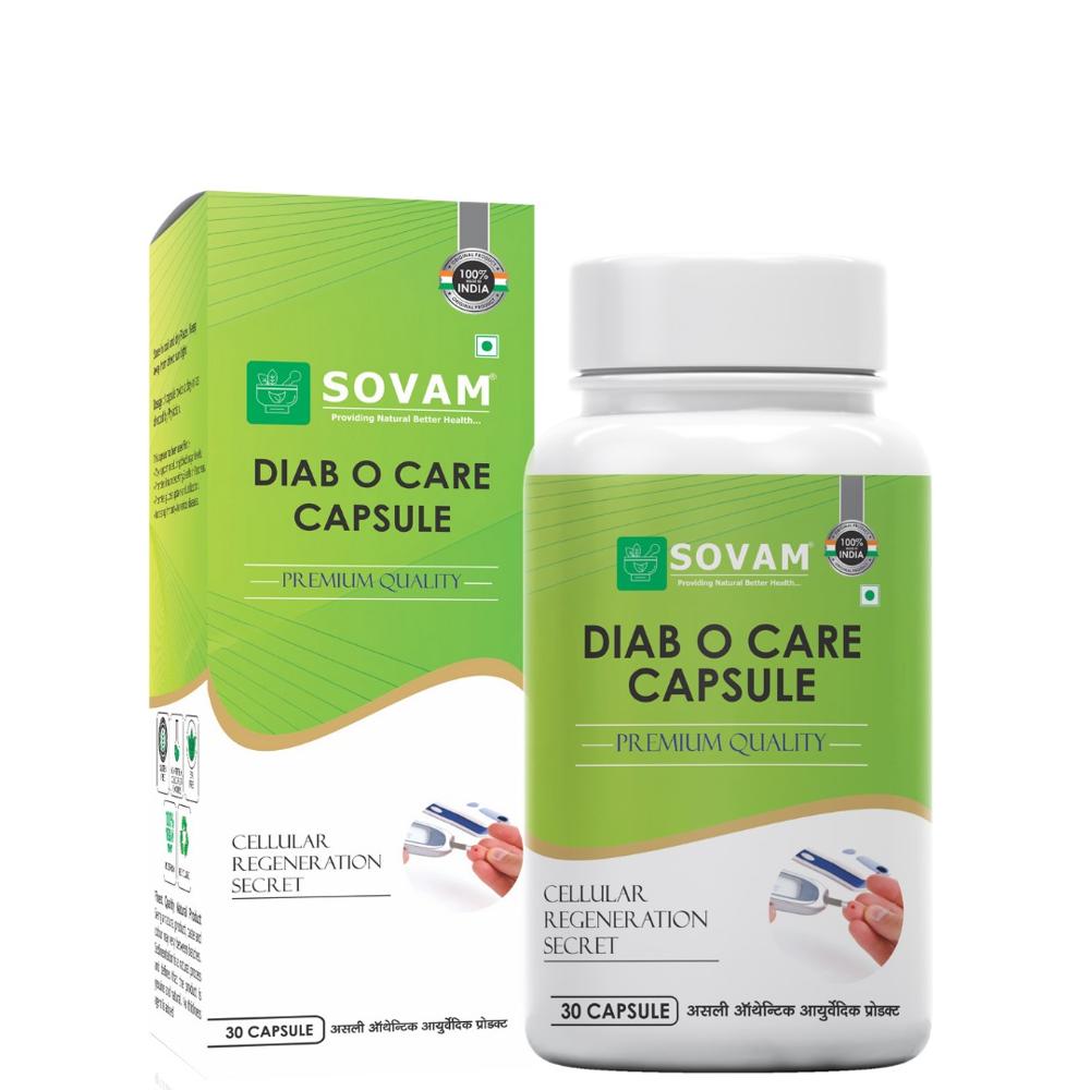 Diab-O-Care Capsules Ayurvedic Medicine for Diabetes 