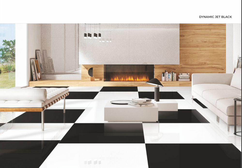 Vitrified Tiles - Color: Grays