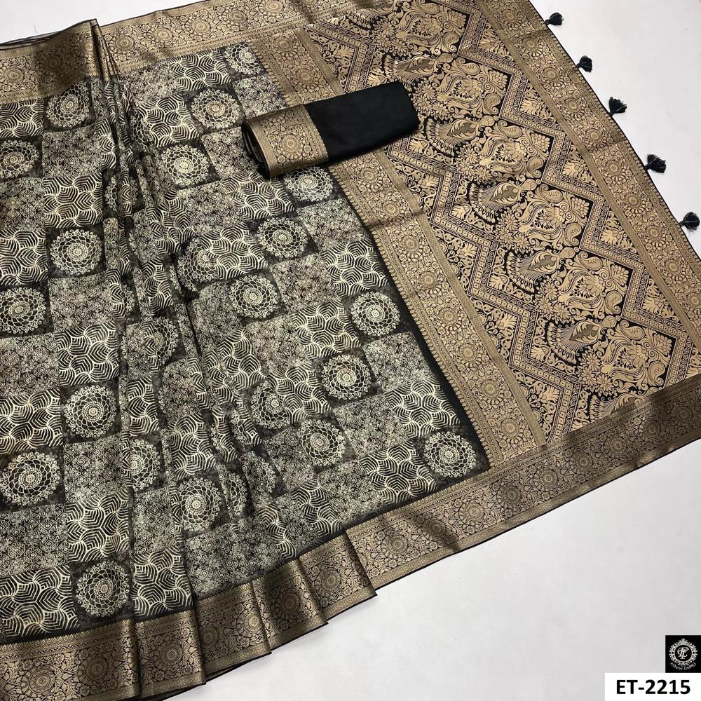 GEOMETRIC CHECKS SAREE
