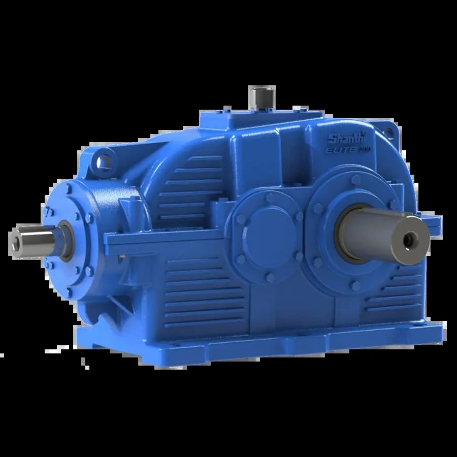Bevel Helical Gear Boxes - Color: Blue