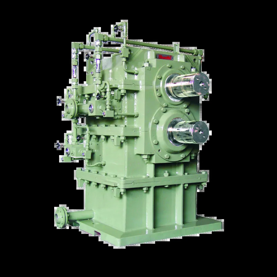 Pinion Stand Cum Gearbox For Reversing Cold Mill - Color: Green