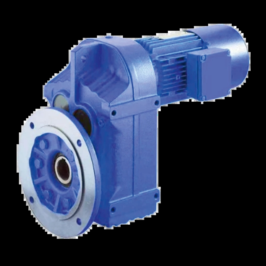 Parallel Shaft Mounted Geared Motor - Color: Blue
