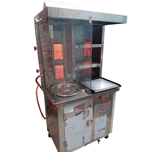 Big Model With Glass Shawarma Machine
