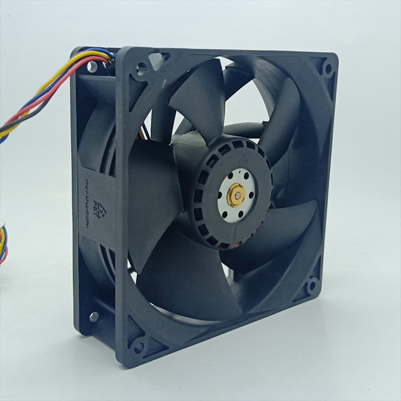 Avc Dbpj1238b2g 12038 120x120x38mm 12cm 12v Dc 3.12a 7000rpm 4 Pins Pwm Brushless Cabinet Axial Cooling Fan For Mining Machine - Color: Black