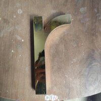 Golden Stainless Steel Letters - Color: Silver